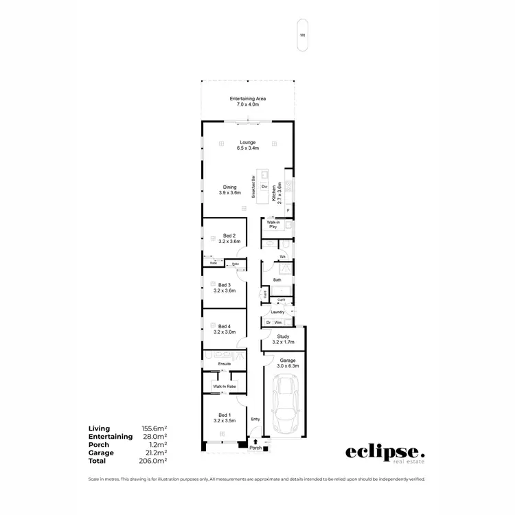 Floorplan of Homely house listing, 8A Graham Avenue, Holden Hill SA 5088