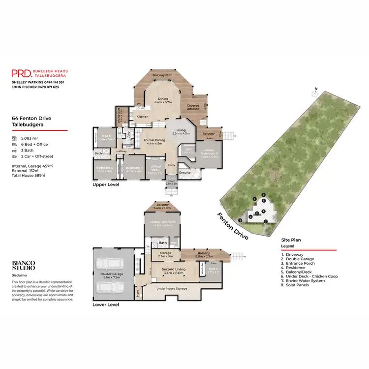 Floorplan of Homely rural property listing, 64 Fenton Drive, Tallebudgera QLD 4228