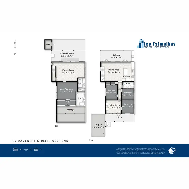 Floorplan of Homely house listing, 29 Daventry Street, West End QLD 4101