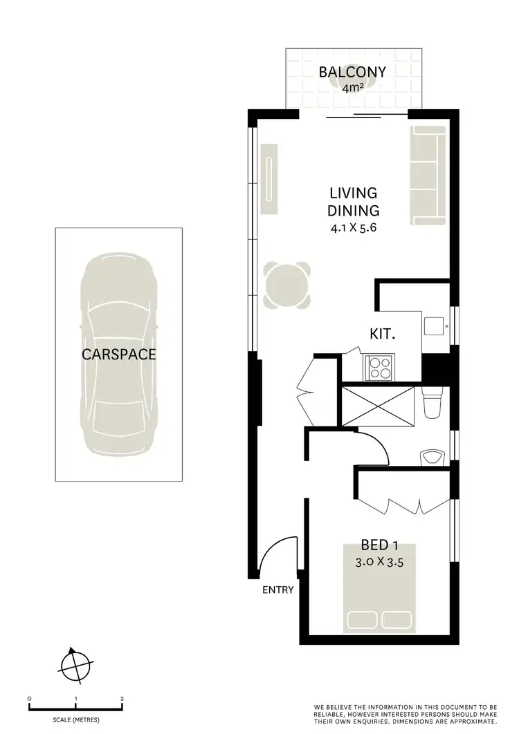 Floorplan of Homely apartment listing, 25/186 Sutherland Street, Paddington NSW 2021