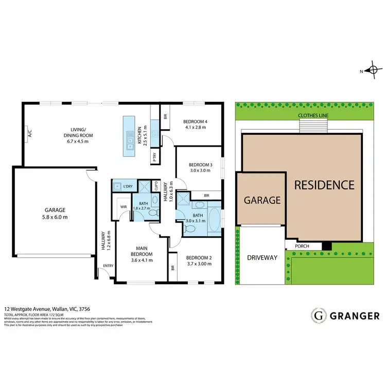 Floorplan of Homely house listing, 12 Westgate Avenue, Wallan VIC 3756