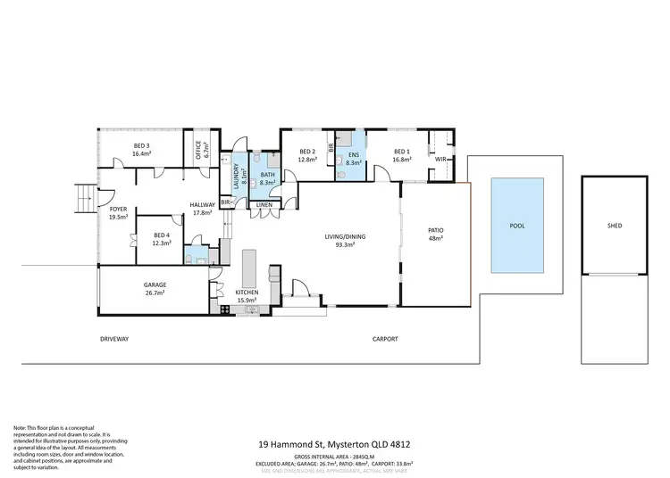 Floorplan of Homely house listing, 19 Hammond Street, Mysterton QLD 4812