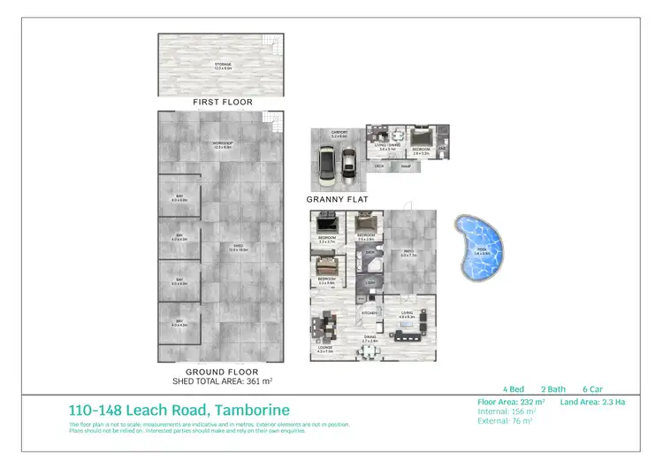 Floorplan of Homely rural property listing, 110-148 Leach Road, Tamborine QLD 4270