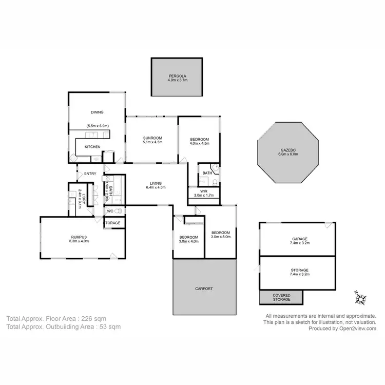 Floorplan of Homely house listing, 6 Waterloo Road, Swansea TAS 7190
