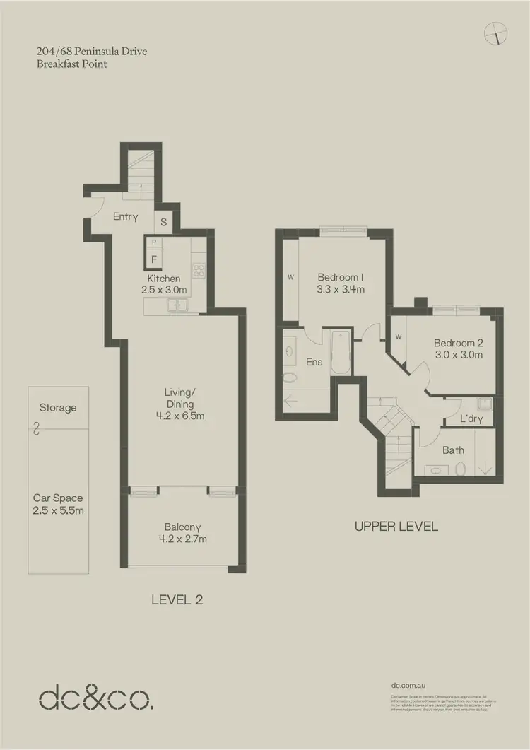 Floorplan of Homely apartment listing, 204/68 Peninsula Drive, Breakfast Point NSW 2137