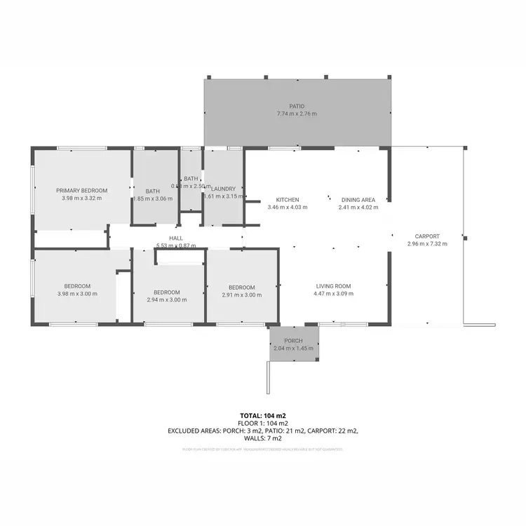 Floorplan of Homely house listing, 35 Barber Drive, Eimeo QLD 4740