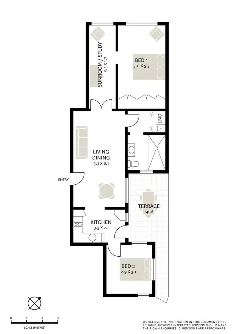 Floorplan of Homely apartment listing, 2/2 Clapton Place, Darlinghurst NSW 2010