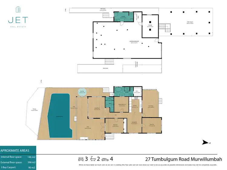 Floorplan of Homely house listing, 27 Tumbulgum Road, Murwillumbah NSW 2484
