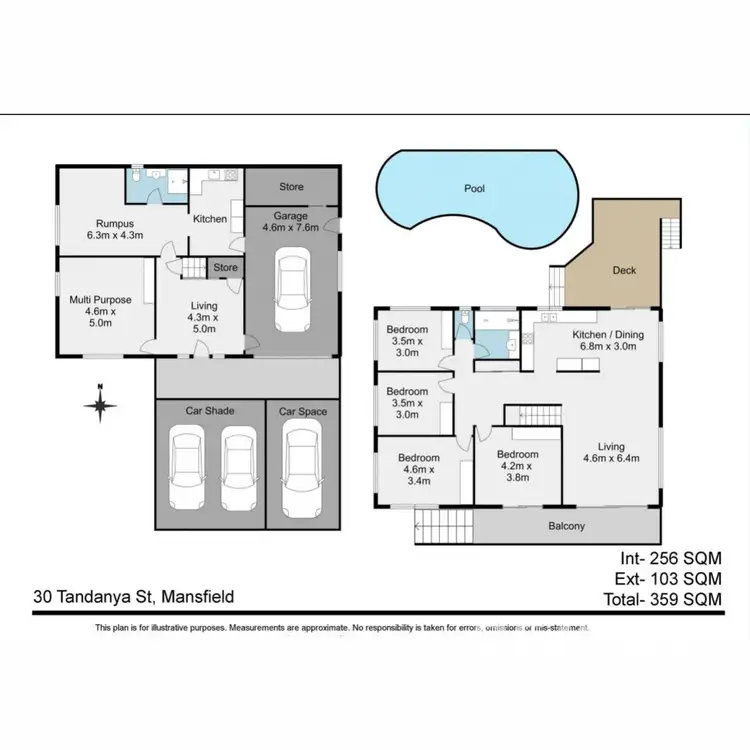 Floorplan of Homely house listing, 30 Tandanya Street, Mansfield QLD 4122