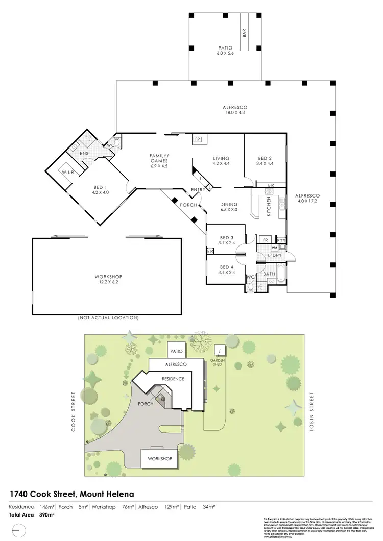 Floorplan of Homely house listing, 1740 Cook Street, Mount Helena WA 6082