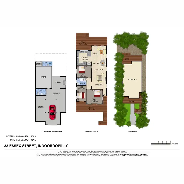 Floorplan of Homely house listing, 33 Essex Road, Indooroopilly QLD 4068