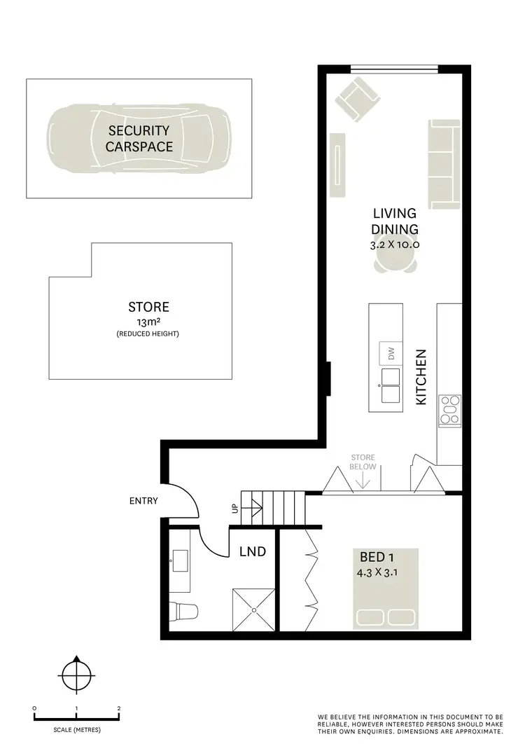 Floorplan of Homely apartment listing, 2/498 Bourke Street, Surry Hills NSW 2010