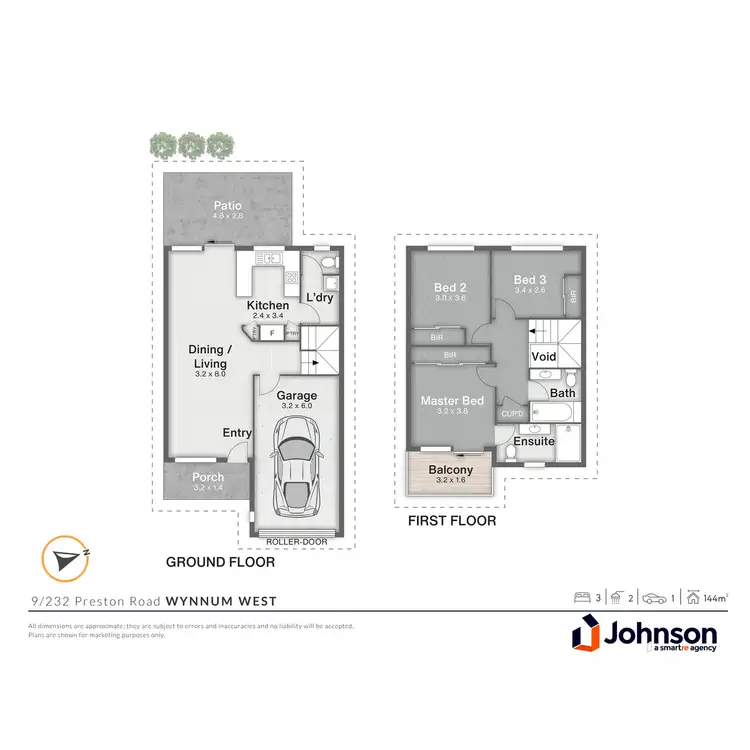 Floorplan of Homely townhouse listing, 9/232 Preston Road, Wynnum West QLD 4178