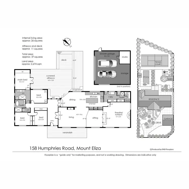 Floorplan of Homely house listing, 158 Humphries Road, Mount Eliza VIC 3930
