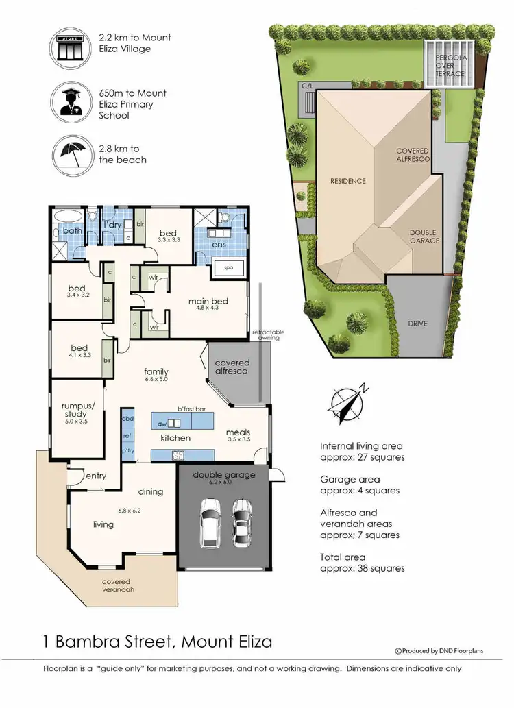 Floorplan of Homely house listing, 1 Bambra Street, Mount Eliza VIC 3930