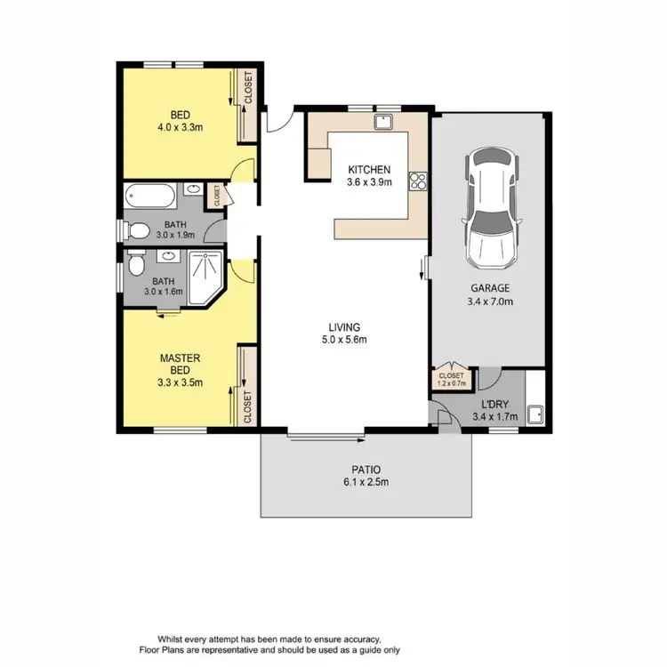 Floorplan of Homely semi-detached listing, 13/72-78 Duffield Road, Kallangur QLD 4503