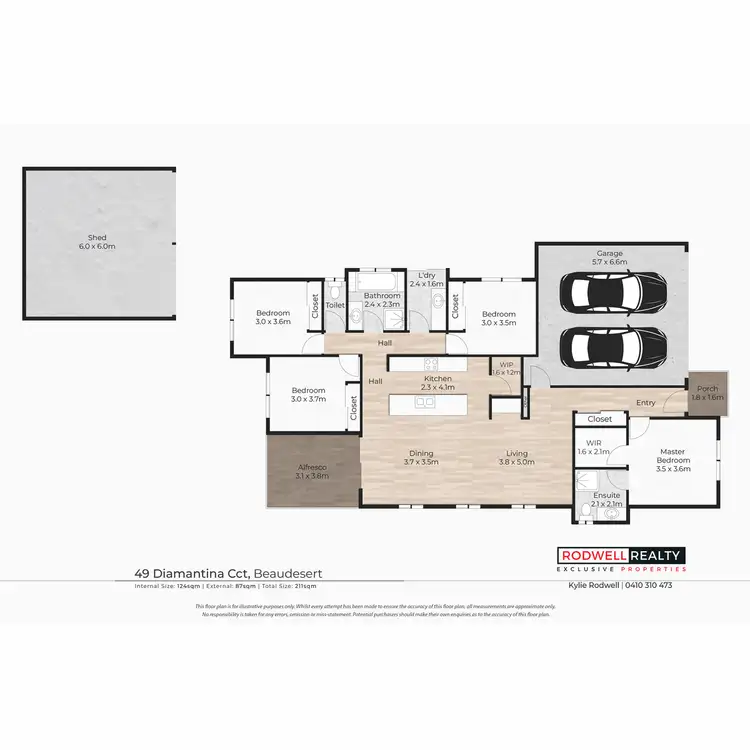 Floorplan of Homely house listing, 49 Diamantina Circuit, Beaudesert QLD 4285