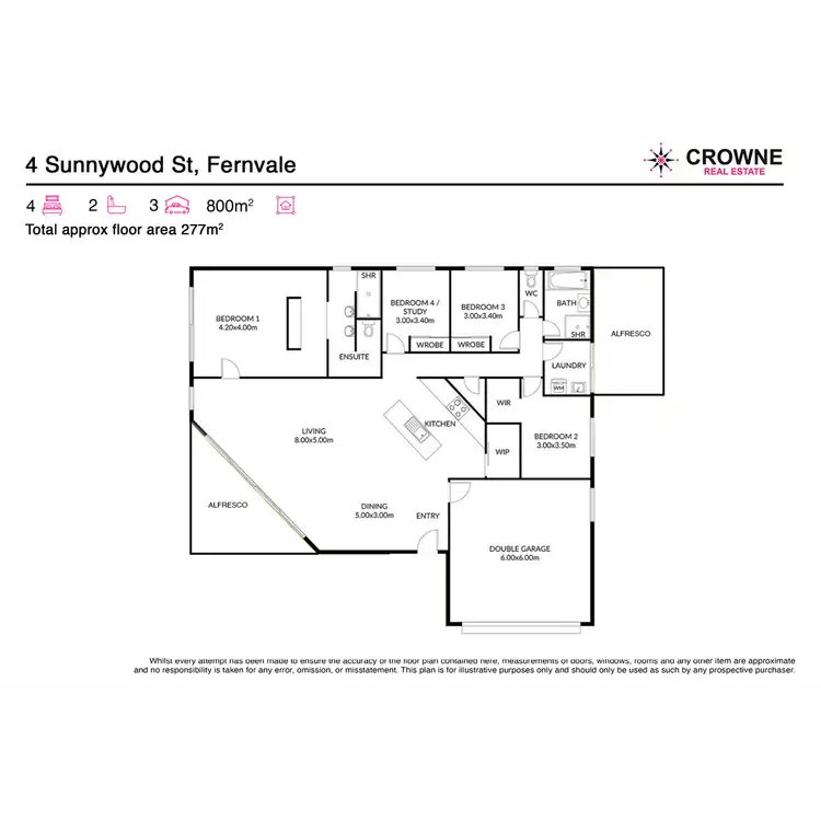 Floorplan of Homely house listing, 4 Sunnywood Street, Fernvale QLD 4306