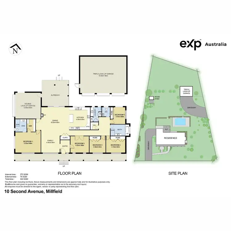 Floorplan of Homely rural property listing, 10 Second Avenue, Millfield NSW 2325