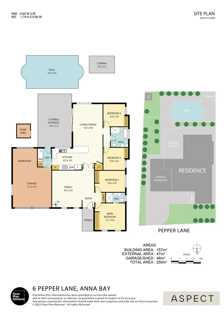 Floorplan of Homely house listing, 6 Pepper Lane, Anna Bay NSW 2316