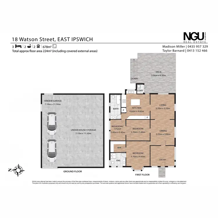 Floorplan of Homely house listing, 18 Watson Street, East Ipswich QLD 4305