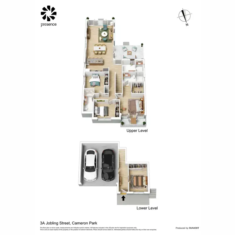 Floorplan of Homely house listing, 3A Jobling Street, Cameron Park NSW 2285