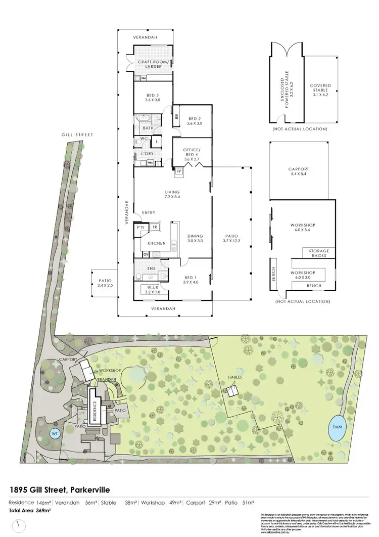 Floorplan of Homely house listing, 1895 Gill Street, Parkerville WA 6081