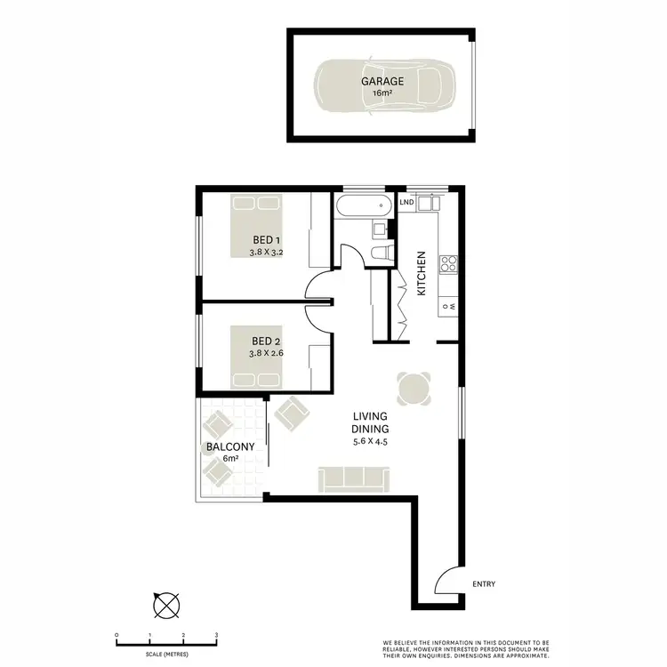Floorplan of Homely apartment listing, 8/15 King Street, Balmain NSW 2041