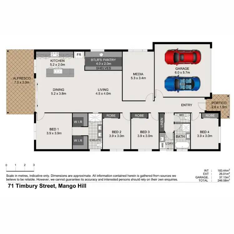 Floorplan of Homely house listing, 71 Timbury Street, Mango Hill QLD 4509