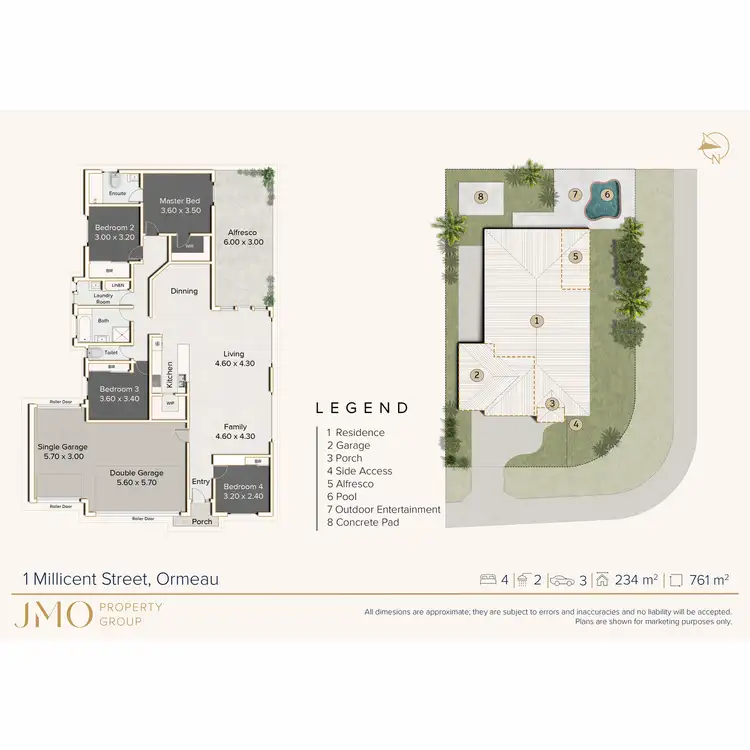 Floorplan of Homely house listing, 1 Millicent Street, Ormeau QLD 4208