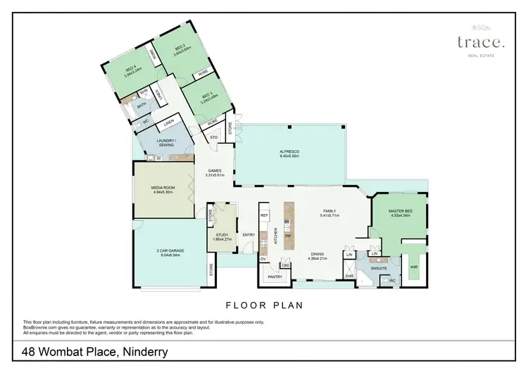 Floorplan of Homely house listing, 48 Wombat Place, Ninderry QLD 4561