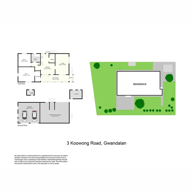 Floorplan of Homely house listing, 3 Koowong Road, Gwandalan NSW 2259