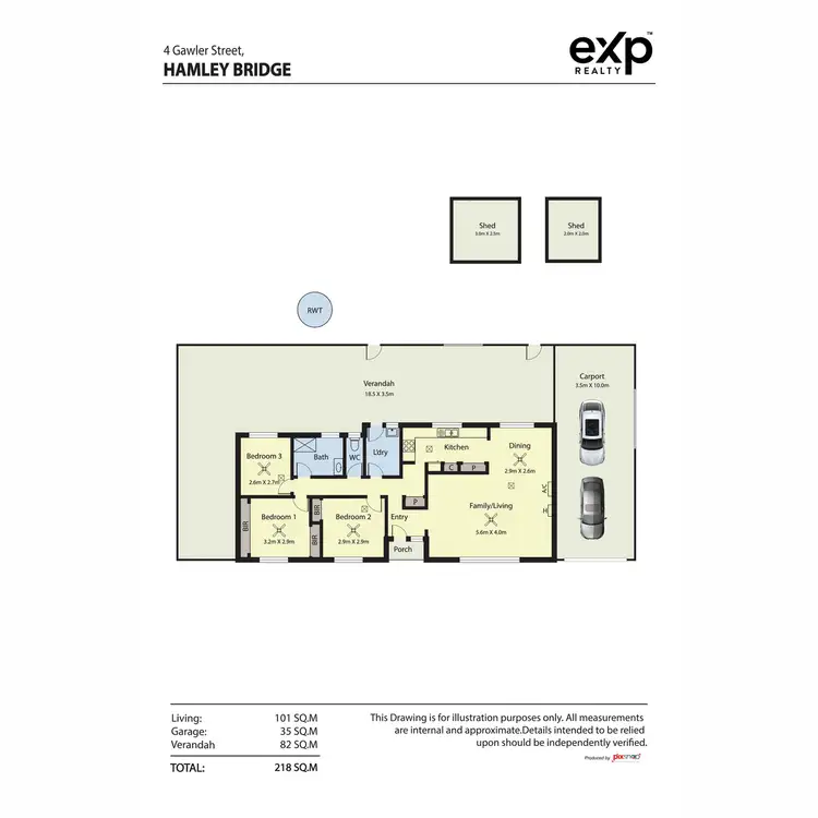Floorplan of Homely house listing, 4 Gawler Street, Hamley Bridge SA 5401