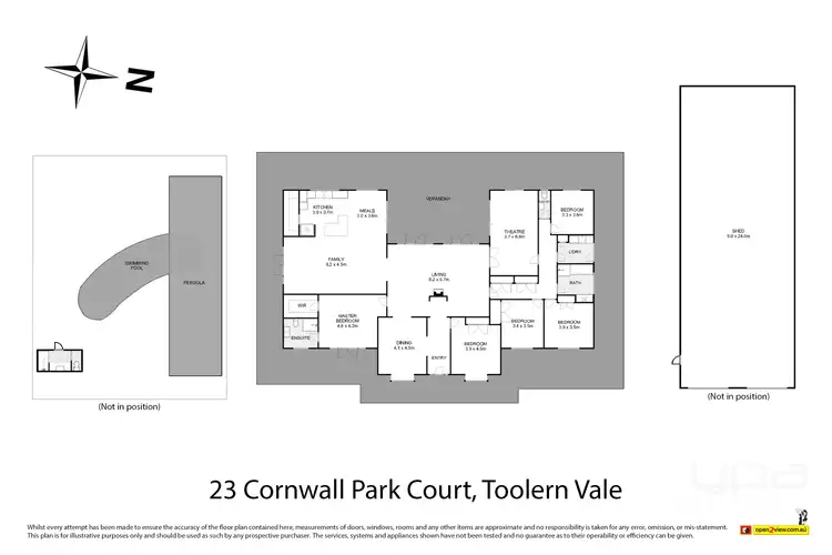 Floorplan of Homely house listing, 23 Cornwall Park Court, Toolern Vale VIC 3337