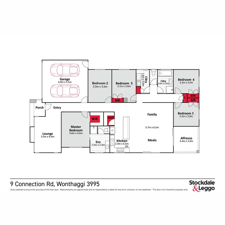 Floorplan of Homely house listing, 9 Connection Road, Wonthaggi VIC 3995