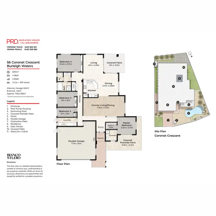 Floorplan of Homely house listing, 56 Coronet Crescent, Burleigh Waters QLD 4220