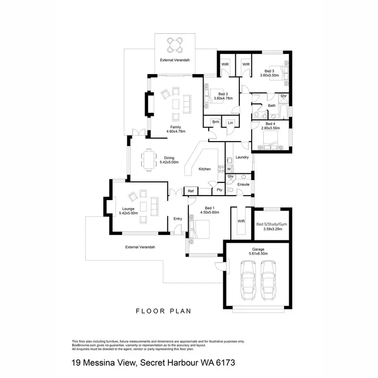 Floorplan of Homely house listing, 19 Messina View, Secret Harbour WA 6173