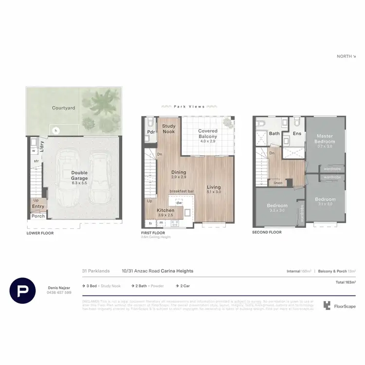 Floorplan of Homely townhouse listing, 10/31 Anzac Road, Carina Heights QLD 4152
