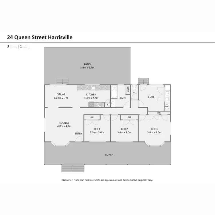 Floorplan of Homely house listing, 24 Queen Street, Harrisville QLD 4307
