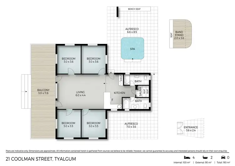 Floorplan of Homely house listing, 21 Coolman Street, Tyalgum NSW 2484