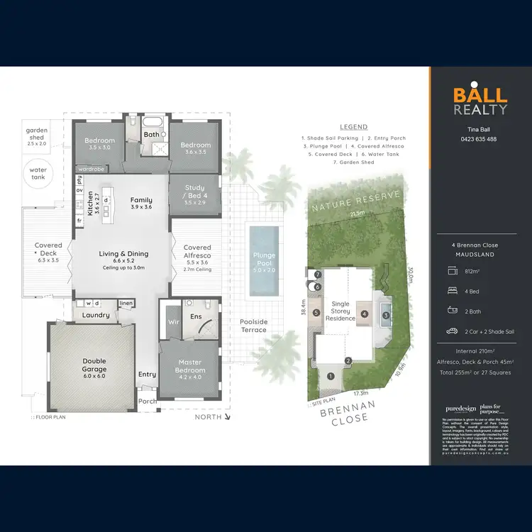 Floorplan of Homely house listing, 4 Brennan Close, Maudsland QLD 4210