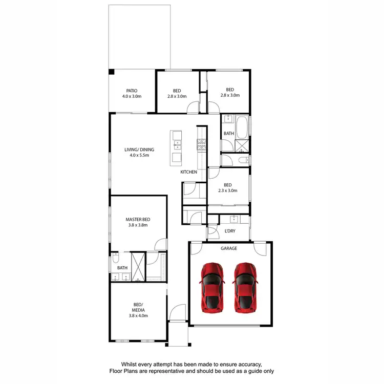 Floorplan of Homely house listing, 57 Ridge Parade, Narangba QLD 4504