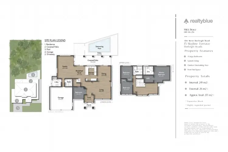 Floorplan of Homely house listing, 15 Skyline Terrace, Burleigh Heads QLD 4220