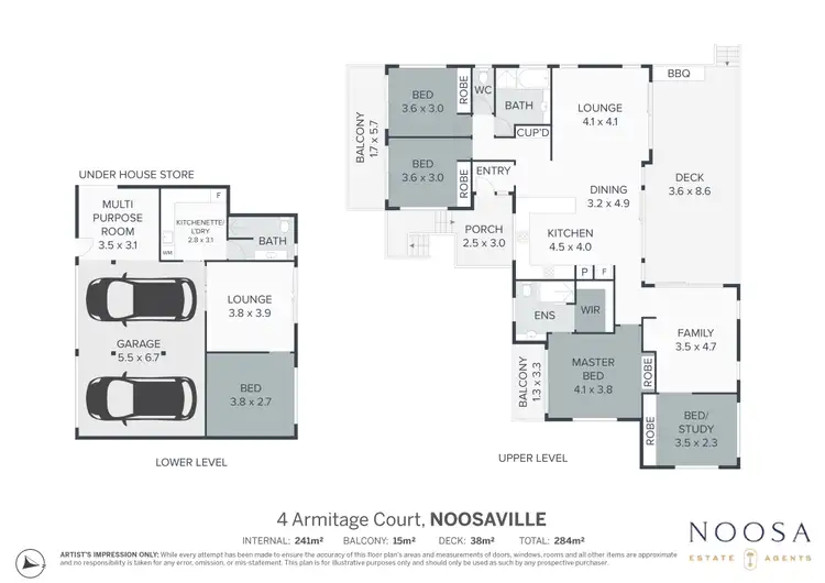 Floorplan of Homely house listing, 4 Armitage Court, Noosaville QLD 4566