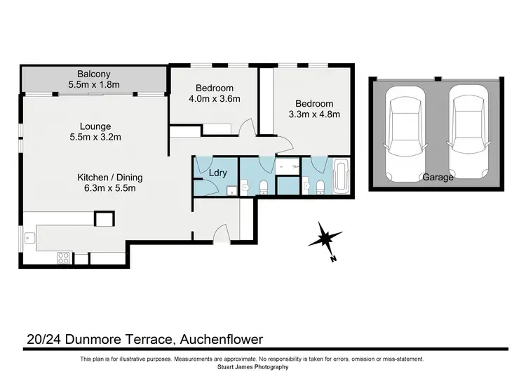 Floorplan of Homely apartment listing, 20/24 Dunmore Terrace, Auchenflower QLD 4066