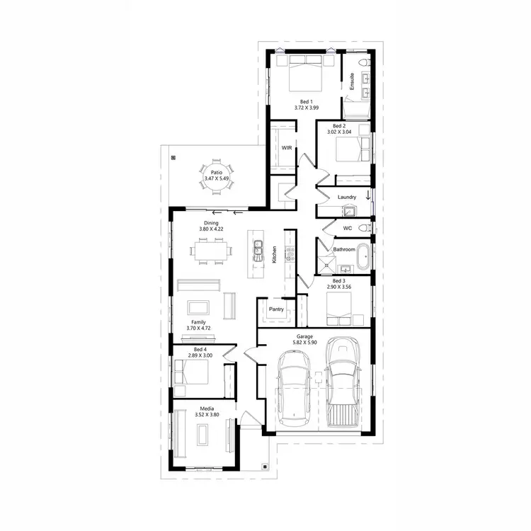 Floorplan of Homely house listing, Lot 142 Wallum Terrace, Victoria Point QLD 4165