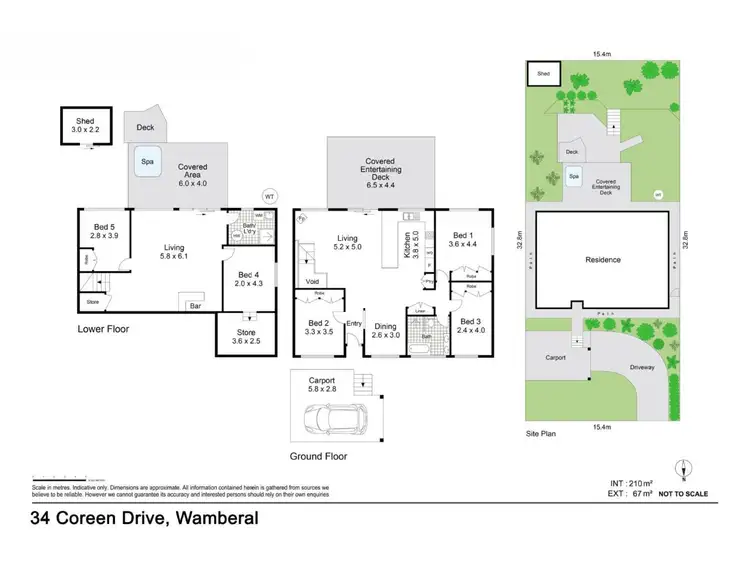 Floorplan of Homely house listing, 34 Coreen Drive, Wamberal NSW 2260