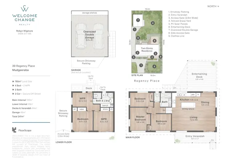 Floorplan of Homely house listing, 39 Regency Place, Mudgeeraba QLD 4213