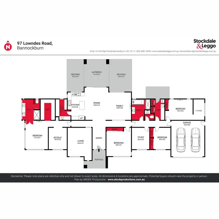 Floorplan of Homely house listing, 97 Lowndes Road, Bannockburn VIC 3331