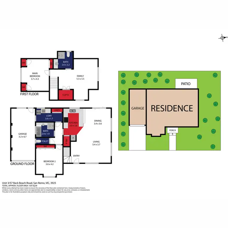 Floorplan of Homely unit listing, 3/57 Back Beach Road, San Remo VIC 3925
